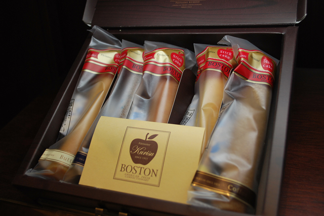 Bostonオリジナルスティックケーキ 5本入 広島の老舗洋菓子店 ボストン